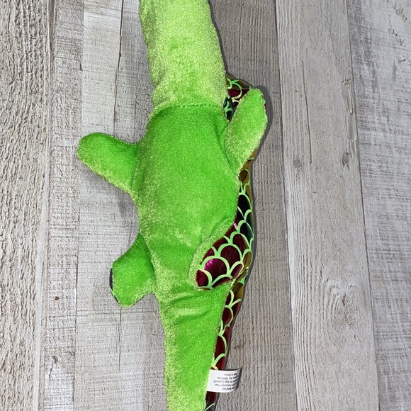Green multicolor alligator plush - Picture 7 of 7